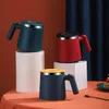 Rostfritt stål muggar för hem sublimering 420 ml tumbler kopp vattenflasktermos med handtag dubbel vägg vakuum kaffe mugg
