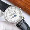 Vacherx Constantins Relógio Masculino Automático 42mm Mecânico Branco Preto Azul Multifuncional Business Womens Watch Lady Mens Designer Limit Edition Alta Qualidade TW