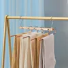 5 in 1 Multi-Purpose magic wooden pants hanger for Closet Storage Organizer 220408
