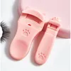 Cute Kitten Claw Eyelash Curler Long-lasting Stereotyped Portable Press Partial Eyelash-curler Makeup Beauty Tools LT0198