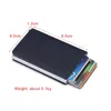 Genuine Leather Wallet Multi-function ID Blocking Wallet Automatic Pop-up Credit Business Card Case Protector