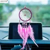 Interior Decorations Dream Catcher Car Rearview Mirror Pendant Wind Chimes Feather Decoration Home Decor & Wall Hanging Adornment Handmade G