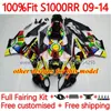 OEM Bodys Kit For BMW S-1000RR S 1000RR 1000 RR S1000-RR 09-14 149No.10 S1000RR 09 10 11 12 13 14 S1000 RR 2009 2010 2011 2012 2013 2014 Injection Mold Fairings factory blue