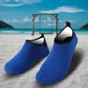 Chaussettes de sport hommes femmes chaussures pieds nus Sport nautique plage natation imprimé rayé anti-dérapant natation Surf plongée pêche sous-marine