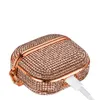 Antichoc Glitter Bling Strass Étui de protection Casque Accessoires pour Airpods 3 Airpod Pro 1 et 2 Génération Pro Couverture rigide avec crochet