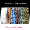 2X4m/2x5m/3x4m/4x5m Double Layer Military Camouflage Net Sun Shelter Camo Netting for Hunting Camping Home Decoration 10 Colors H220419