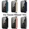 Hard PC and Matte Case With Tempered Glass Screen Protector Compatible for For Xiaomi Miband 7 Pro Smart Watch Accessories