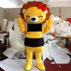 2022 Wysokiej jakości pszczoły kostiumy Mascot Cartoon Charakter dorosły
