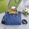 Дизайнер роскошный Diana Mini Tote Bag Кошелек Королевская кожая синяя 702721 702732 Canvas Razor Brown Vanboot Top Harder Tote 7a качество
