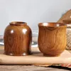 Natuurlijke houten potbuikbekerbierdranken Mok Eco-vriendelijke thee koffiedranken Cups Feest Decoratie Wijn Mug Wood Gargle Mokken BH6412 Tyj