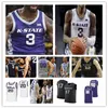 Chen37 Ncaa Basketball Kansas K-State Wildcats Jersey Nijel Pack Mark Smith Markquis Nowell Mike McGuirl Ismael Massoud Selton Miguel Kaosi Ezeagu