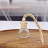 Car perfume bottle car pendant perfumes ornament air freshener for essential oils diffuser fragrance empty glass bottles