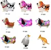 Andando animal de estimação dos desenhos animados balão festival forma animal formas balão folha de alumínio bonito para festa crianças brinquedos animais BalloonIA6349667487