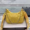 Women Handbags Purse Diamond Shoulder Crossbody Bags Fashion Letters Adjustable Hardware Chain Strap Blingbling Pouch handbag factory