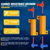 Autre système d'éclairage 8 Ohm Canbus LED Résistances de charge 1156 1157 BAU15S T20 T25 T10 T15 Annuleur d'erreur Clignotants Hyper Flash Decode
