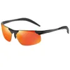 Sports Men Women Sunglass Half Frame Bike Stylish Design UV400 Bicycle Shades Top-Quality Cycling Eyewear with Hard Case