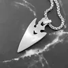 Pendentif Colliers Rétro Avec Chaîne Viking Spear Collier En Acier Inoxydable Comme Hommes GiftPendant