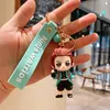 Decompression Toy Anime cartoon key chain silicone creative doll schoolbag key pendant car cartoon bag keychain