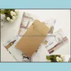포장 상자 사무실 학교 비즈니스 산업 인사말 카드 판지 박스 봉투 유형 엽서 선물 15.5x10.8x1.5cm 268 S2 드롭 디브