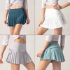 Cloud Hide Women Sports Tennis Skirts Golf Skirt Fitness Shorts High Waist Athletic Running Short Quick Dry Sport Skort Pocket 220607