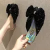 Slippers Low Women Summer Loafers Female Shoes Cover Toe Slides Fashion Soft Flat Luxury Bling Rubber Pu Basic 220329