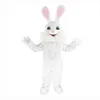 Costume da mascotte di coniglio bianco ad alte prestazioni, vestito da festa di Halloween, Natale, personaggio dei cartoni animati, vestito di carnevale, unisex, per adulti