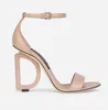 Été luxe Keira sandales chaussures femmes en cuir de veau poli baroquel talons soirée mariage dame été Sexy Sandalias EU35-43