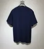 Polo da uomo Plus Tees Girocollo ricamato e stampato abbigliamento estivo in stile polare con puro cotone da strada d12e