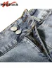 Летние корейские сексуальные женщины джинсовые мини-юбки Высокая талия синий пакет бедра джинсы мода бисером кисточкой юбка B05601 220322