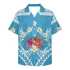 Elegante Jurken Voor Vrouwen En Mannen Shirts Paar Kleding 4XL Marineblauw Rood Boho Bloemen Vestido Negro Off De Dropship 220627