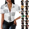 Kvinnors blusar skjortor överdimensionerade vita knappar ner kvinnors blus mode långärmad för svart form passande skjorta kvinnokvinnor