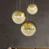 Lustres modernes luxe en cristal lustre pendentif lumières escaliers restaurant restaurant salon chambre de cuisine lampes de décoration de cuisine éclairage