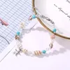 Braccialetti di fascino Conchiglia naturale Cavigliere di corda di conchiglia per le donne Piede Gioielli Summer Beach Bracciale a piedi nudi Caviglia sulla gamba 2022Charm Lars22