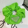 2022 green letter hair ring leather alloy sweet headwear suit female