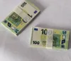 Vente en gros 50% taille Euro Prop pince à billets portefeuille copie jeux fausse note EUR 100 50 billets papier jouer billets de banque accessoires de filmG2RCK9PH