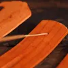 Süblimasyon artracyse çam ahşap tütsü tahtası Hint çubuğu uzun tütsü tutucular basit katı ahşap tütsiler tutucu ev dekoratio1476028