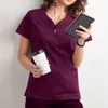 002 Healthca Protective Appal Workswear Women Health Femme Beauty Salon Vêtements Scrubs Trop