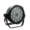 18x18W RGBWA UV 6IN1 IP65 LED LED PAR LIGHTS RGBWA UV 6IN1 LED PAR DMX مرحلة DJ معدات الديسكو