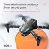 ElectricRC 항공기 S128 미니 드론 4K 듀얼 HD 카메라 ThreeSided 장애물 회피 공기 압력 고정 높이 전문 Foldable Quadcopter 장난감 220830