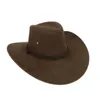 Basker cool western cowboy hattar män sol visir cap kvinnor rese prestanda chapeu cowboyberets oliv22