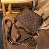 Designer kleine tas dames trendy grote capaciteit retro een schouder vierkante tassen textuur All Match Messenger handtas