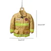 インテリアデコレーションカーリアビューミラー消防士ペンダントキーチェーン飾りバッグの装飾装飾装飾装飾またはブローチ。