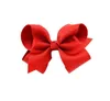 Inch Fashion Childrens Ribbon Bow Clips Ragazze Large Bowknot Headwear Kids Hair Boutique Archi Accessori per neonati Forcina