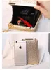 Fabrik Wholale Dinner Cluth Bag Diamond Chain Cross-slung Small Square Sier Evening Bag Celebrity Party Clutch Bag