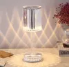 Cristal diamant lampe de Table tactile USB Rechargeable projecteur bureau acrylique chambre décor atmosphère veilleuses chambre Bar