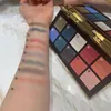 Бренд Eye Shadow Couture Color Clutch 10 Color Eye Palette 1 Paris 2 Marrakech Высококачественная золотая коробка Кожаная металлическая палитра