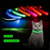 LED Flashing Pet Collar Glowing Dog Collar For Safety Walking Pet and Against Pet Lost AA