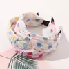 Mesh Polka Dot Headband Spring Fashion Girls Hair Hoops Headwear Knutt Non-Slip Head Hoop breda hårband Hårtillbehör