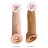 Toys de sexo Masager Penis Cock Massger Toy Crystal Wolf Tooth Cover masculino e prolongado, vestindo produtos de diversão adultos H4TN