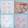 Arts And Crafts Arts Gifts Home Garden Rose Quartz Star Craft Ornaments Natural Stone Naked Stones Hearts Decoration Hand Dho7C
